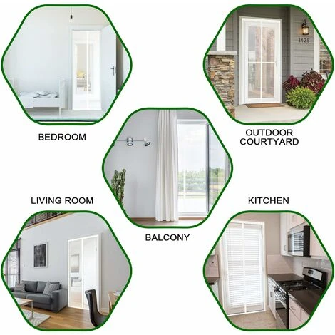 SVKBJROY Rideau De Porte Moustiquaire Porte Magnétique Maille Très Dense Moustiquaire Porte Aimantée Rideau Anti Mouches Anti Insectes Avec Ruban Adhésif, Fermeture Automatique, Blanc, 120x210cm – Image 4