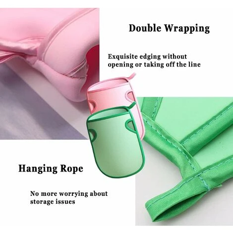 Double-Sided Mud Bath Towel - Baby Bath Gloves For Bathing, Double-Sided Children And Adult Painless Towel Gloves Sponge, Baby Rubbing Mud Sponge Bath Full Body â Image 5
