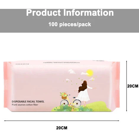 Paquet De Gant De Toilette, Pur Coton, Démaquillant épaissi Amovible, Serviette Nettoyante, Serviette Douce En Coton – Image 2