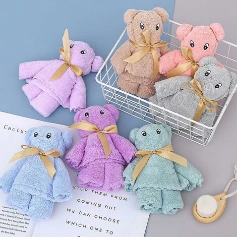 Gants De Toilette Bébé, 6pcs Serviette De Bain Bebe Coton Serviette Visage Bebe Lavable Chiffon De Bain Bebe Flanelle Débarbouillette Extra Doux Et Ultra Absorbant Pour Nouveauné Peau Sensible – Image 5